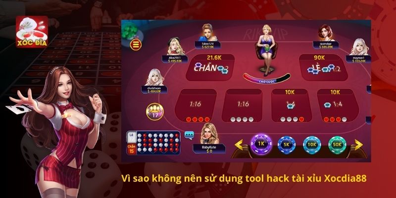 Vì sao không nên sử dụng tool hack tài xỉu Xocdia88