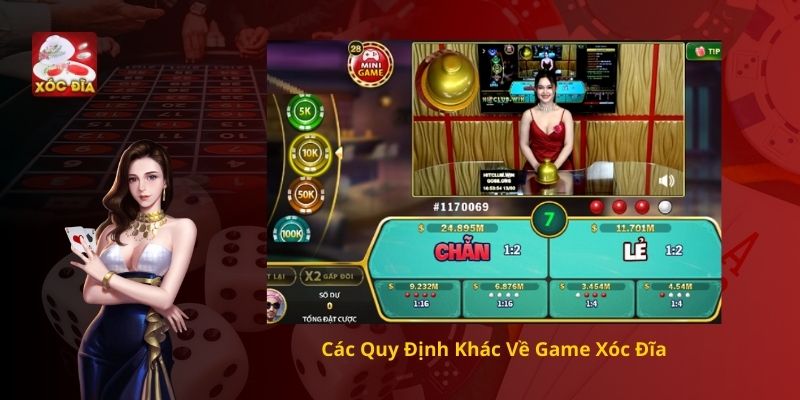 Các Quy Định Khác Về Game Xóc Đĩa