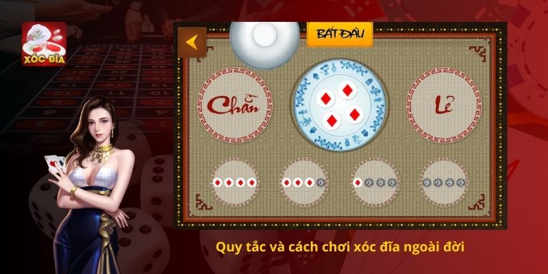 Quy tắc và cách chơi xóc đĩa ngoài đời