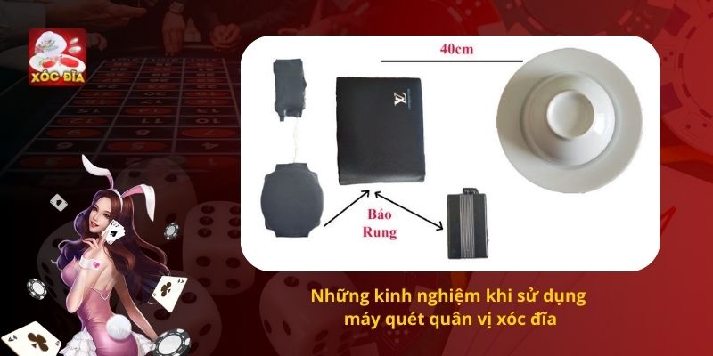 Những lưu ý khi sử dụng máy quét quân vị xóc đĩa