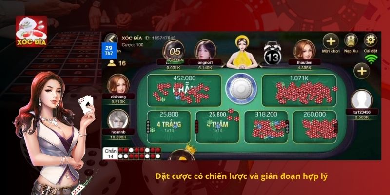 Chơi xóc đĩa với giới hạn hợp lý